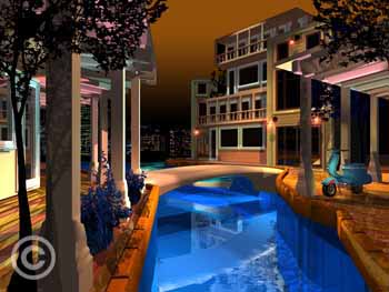 Star Island Miami by Stephen Harlan at Ocean Blue Galleries