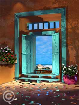 Step On Through by Stephen Harlan at Ocean Blue Galleries