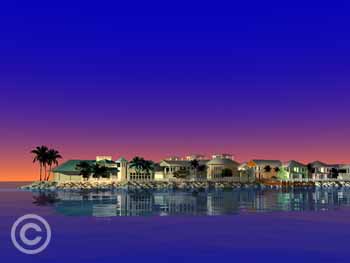 Sunset Key by Stephen Harlan at Ocean Blue Galleries