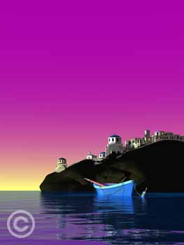 The Days End by Stephen Harlan at Ocean Blue Galleries