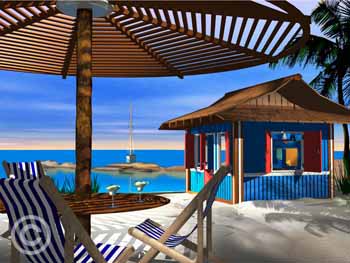 The Island by Stephen Harlan at Ocean Blue Galleries