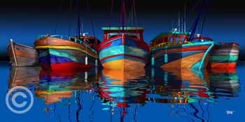 There's Just Something by Stephen Harlan at Ocean Blue Galleries