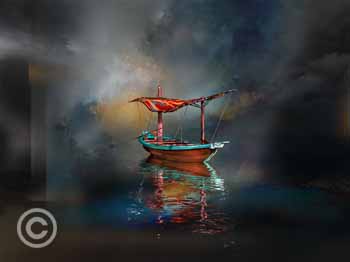 Time Not Wasted by Stephen Harlan at Ocean Blue Galleries