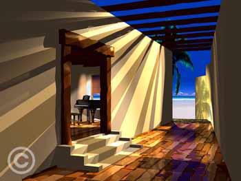 Time for dinner by Stephen Harlan at Ocean Blue Galleries