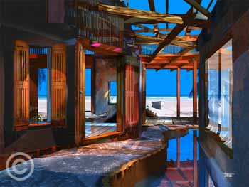 Tomorrow's Fine by Stephen Harlan at Ocean Blue Galleries