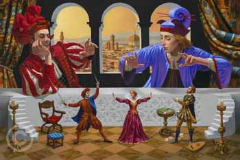 Art of Diplomacy by Michael Cheval at Ocean Blue Galleries