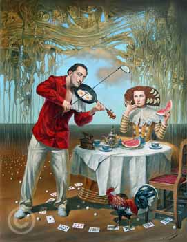 Breakfast Humpty Dumpty by Michael Cheval at Ocean Blue Galleries