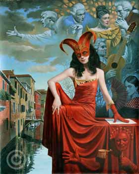 Casanova by Michael Cheval at Ocean Blue Galleries