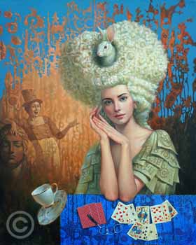 Rabbit Hole by Michael Cheval at Ocean Blue Galleries