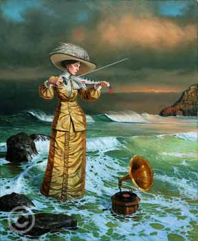Siren by Michael Cheval at Ocean Blue Galleries