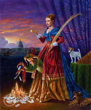 Sound Money by Michael Cheval at Ocean Blue Galleries