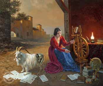 Thread of Progress by Michael Cheval at Ocean Blue Galleries