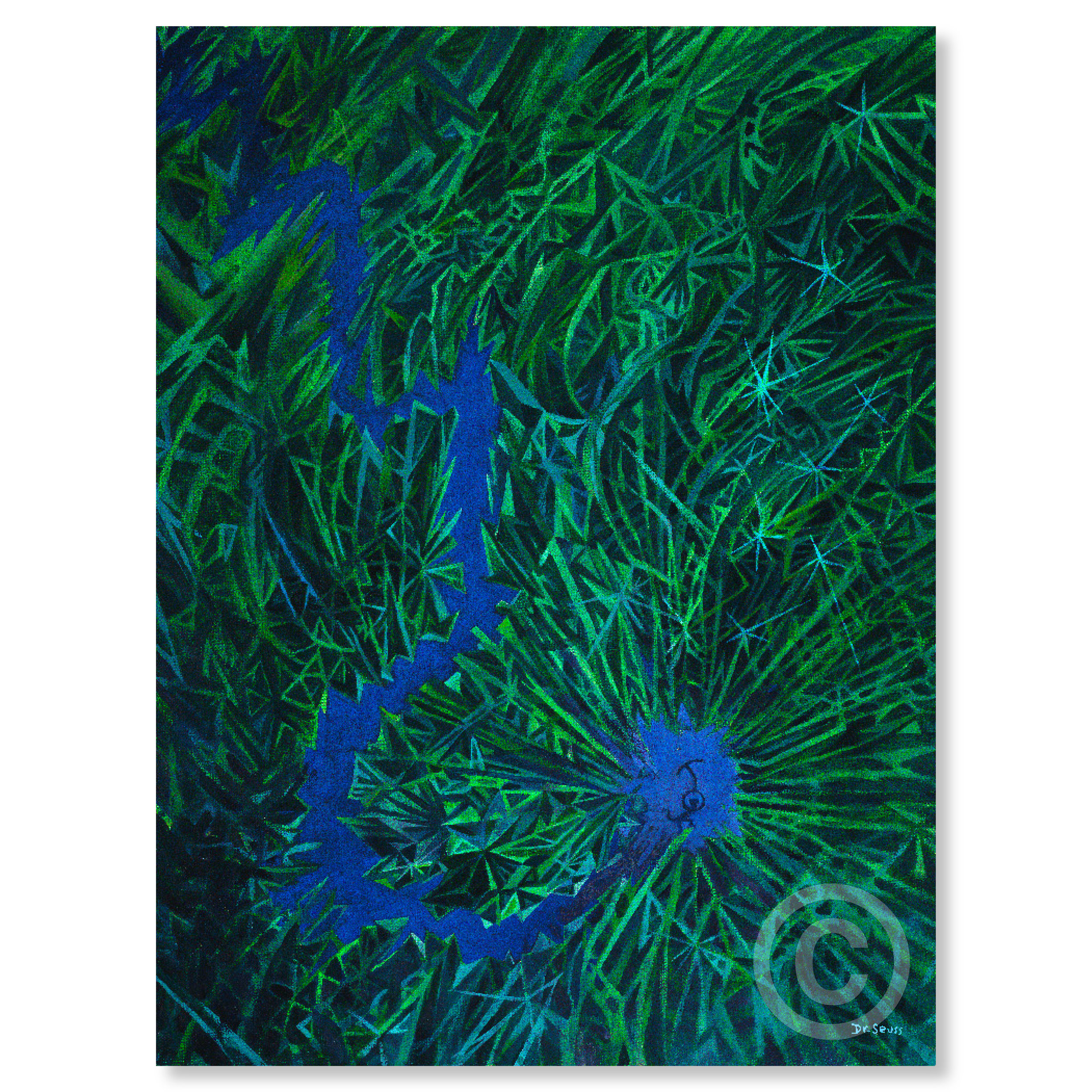 Minor-Cat Miner in a High-Yield Emerald Mine by Dr. Seuss