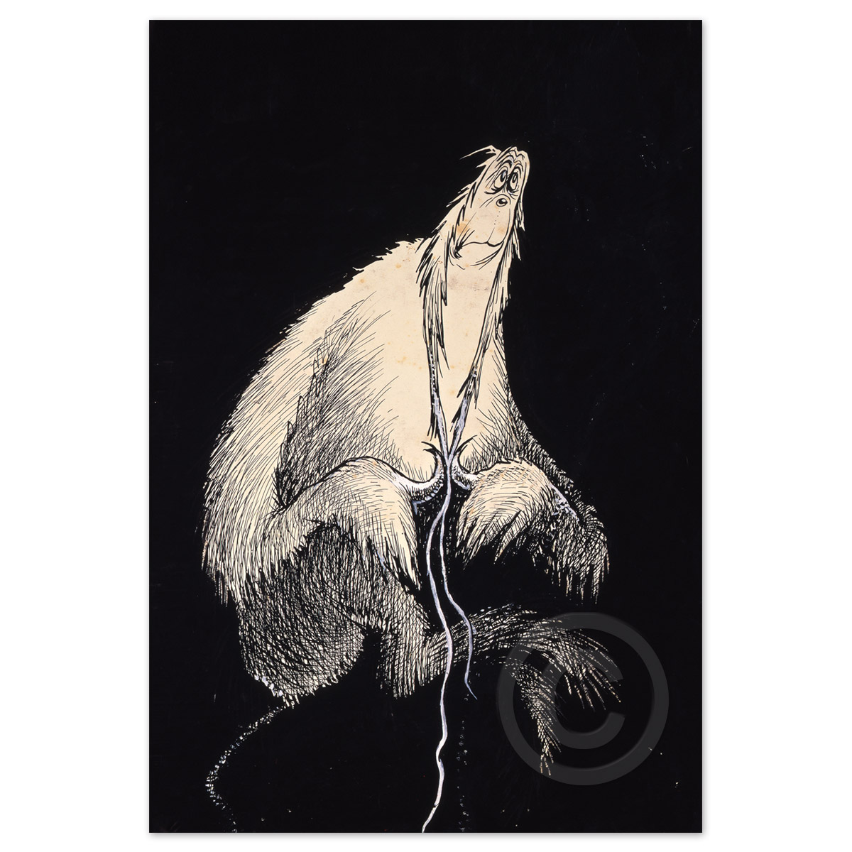 Self-Portrait of the Artist Worrying about His Next Book by Dr. Seuss