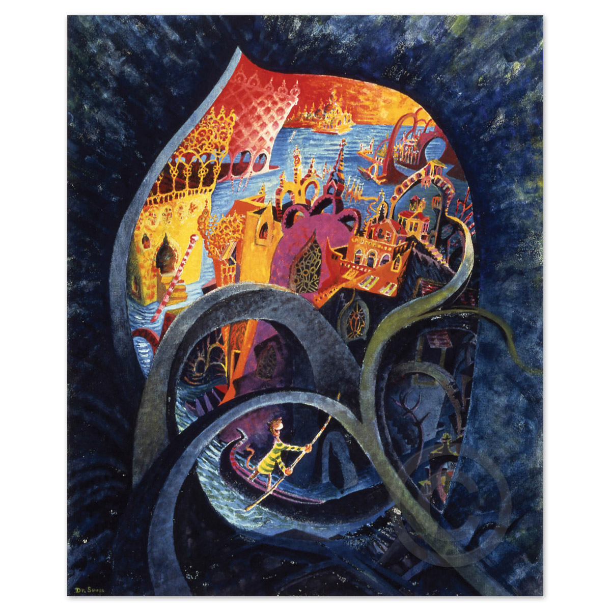 Venetian Cat Singing Oh Solo Meow Dr. Seuss