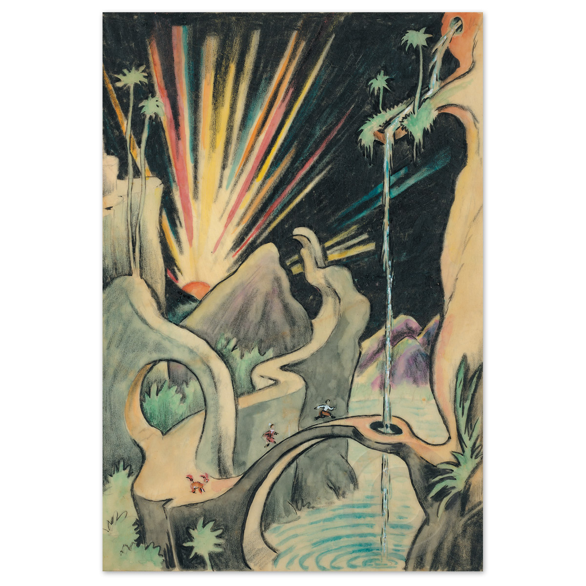 Waterfall by Dr. Seuss