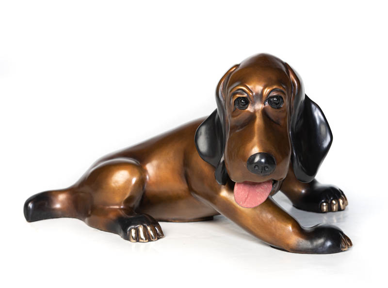 Duncan Harvey Dog Sculpture by Marty Goldstein