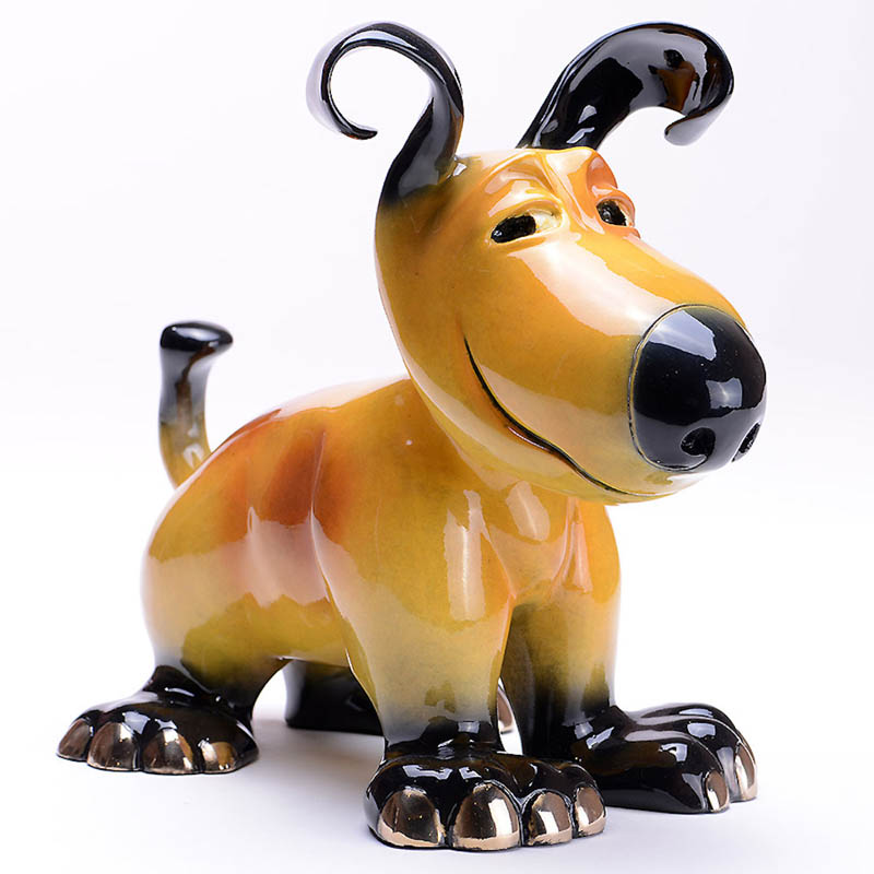 Little Charlie Yellow Patina by Marty Goldstein