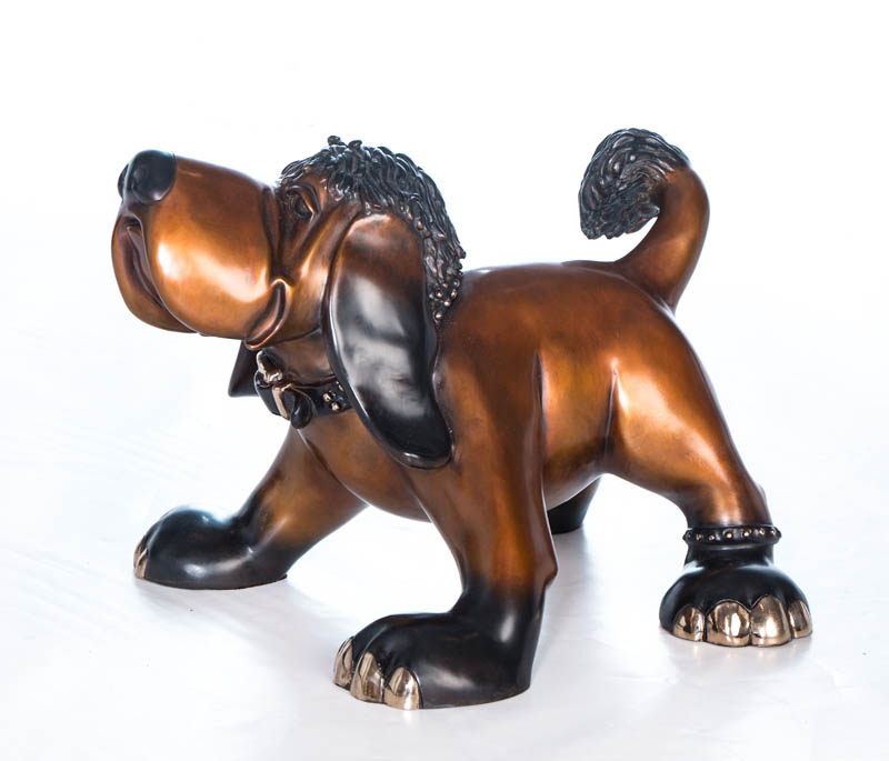 Mack Harvey Dog Sculpture by Marty Goldstein