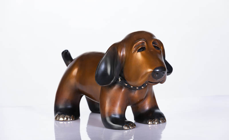 Montgomery Harvey Dog Sculpture by Marty Goldstein