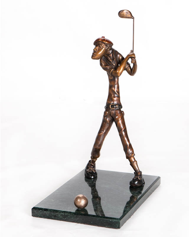 Oops Harvey Dog Sculpture by Marty Goldstein