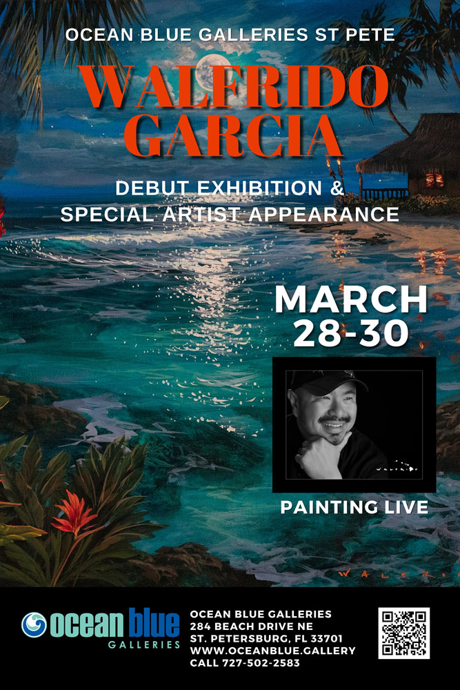 Walfrido Garcia Art Show at Ocean Blue Galleries St Petersburg