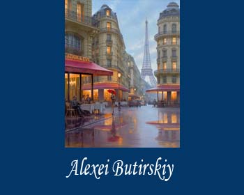 artist Alexei Butirskiy at Ocean Blue Galleries