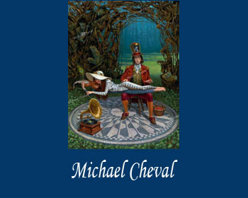 artist Michael Cheval at Ocean Blue Galleries