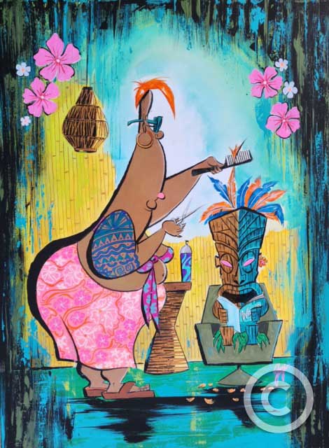 A Little Off The Top - Hawaii Collection by Guy Vasilovich at Ocean Blue Galleries