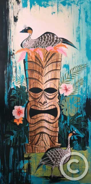 Birds of a Feather - Hawaii Collection by Guy Vasilovich at Ocean Blue Galleries