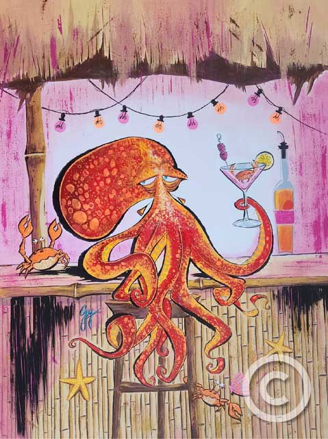 Bottoms Up - Florida Collection by Guy Vasilovich at Ocean Blue Galleries