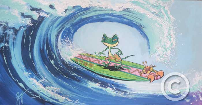 Easy Rider - Hawaii Collection by Guy Vasilovich at Ocean Blue Galleries