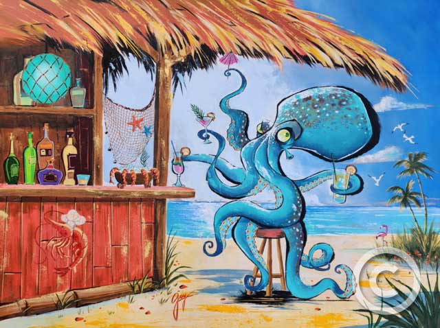 Hawaii Series - Color Me Crazy Collection by Guy Vasilovich at Ocean Blue Galleries