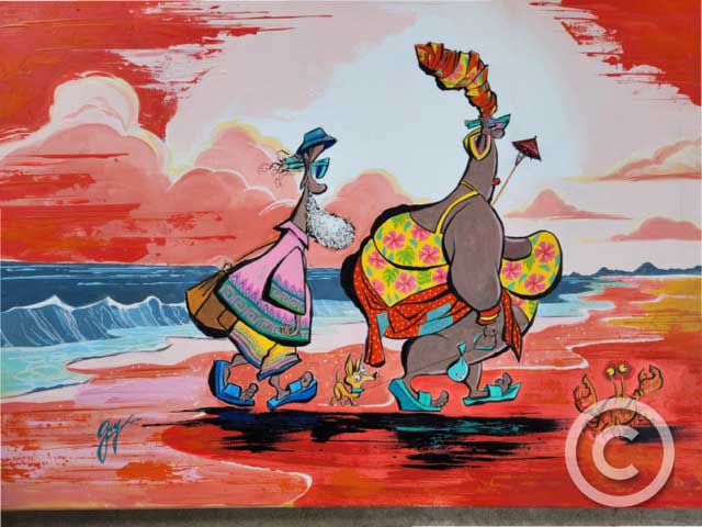 Queen of the Beach - Hawaii Collection by Guy Vasilovich at Ocean Blue Galleries