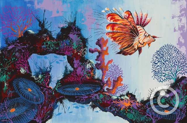 Sea Life Series - Color Me Crazy Collection by Guy Vasilovich at Ocean Blue Galleries