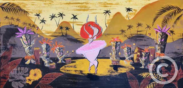 Tiki Allegro - Hawaii Collection by Guy Vasilovich at Ocean Blue Galleries