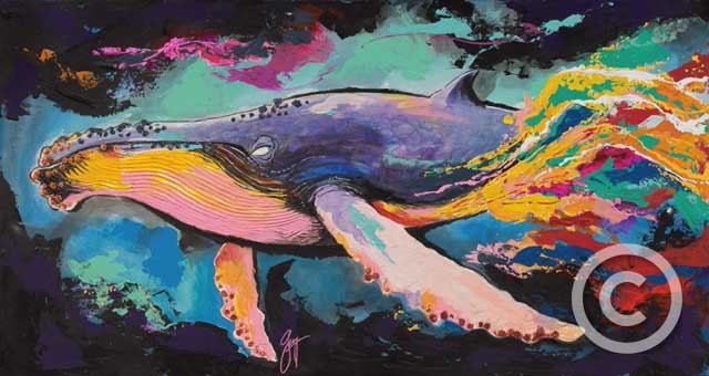 Whale Dreams - Sea Life Series by Guy Vasilovich at Ocean Blue Galleries
