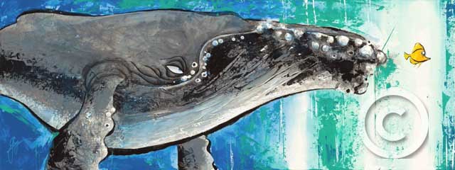 Whale of a Tale - Sea Life Series by Guy Vasilovich at Ocean Blue Galleries