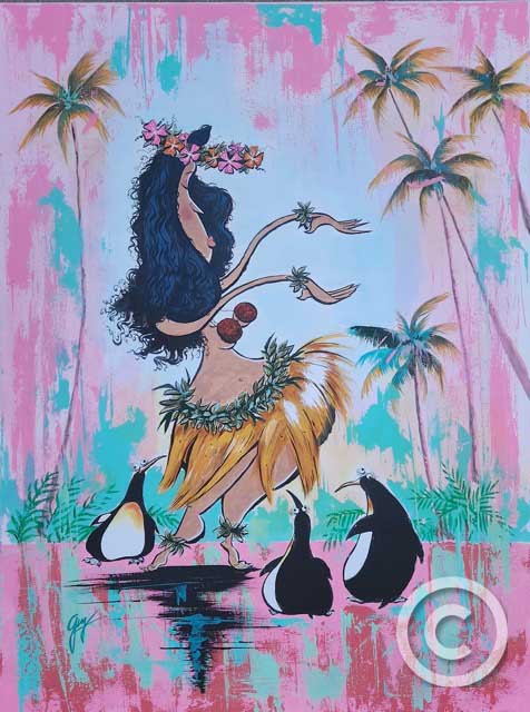 A cold day in paradise - Hawaii Collection by Guy Vasilovich at Ocean Blue Galleries