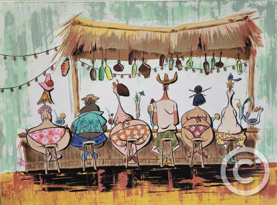 The Hangout - Florida Collection by Guy Vasilovich at Ocean Blue Galleries