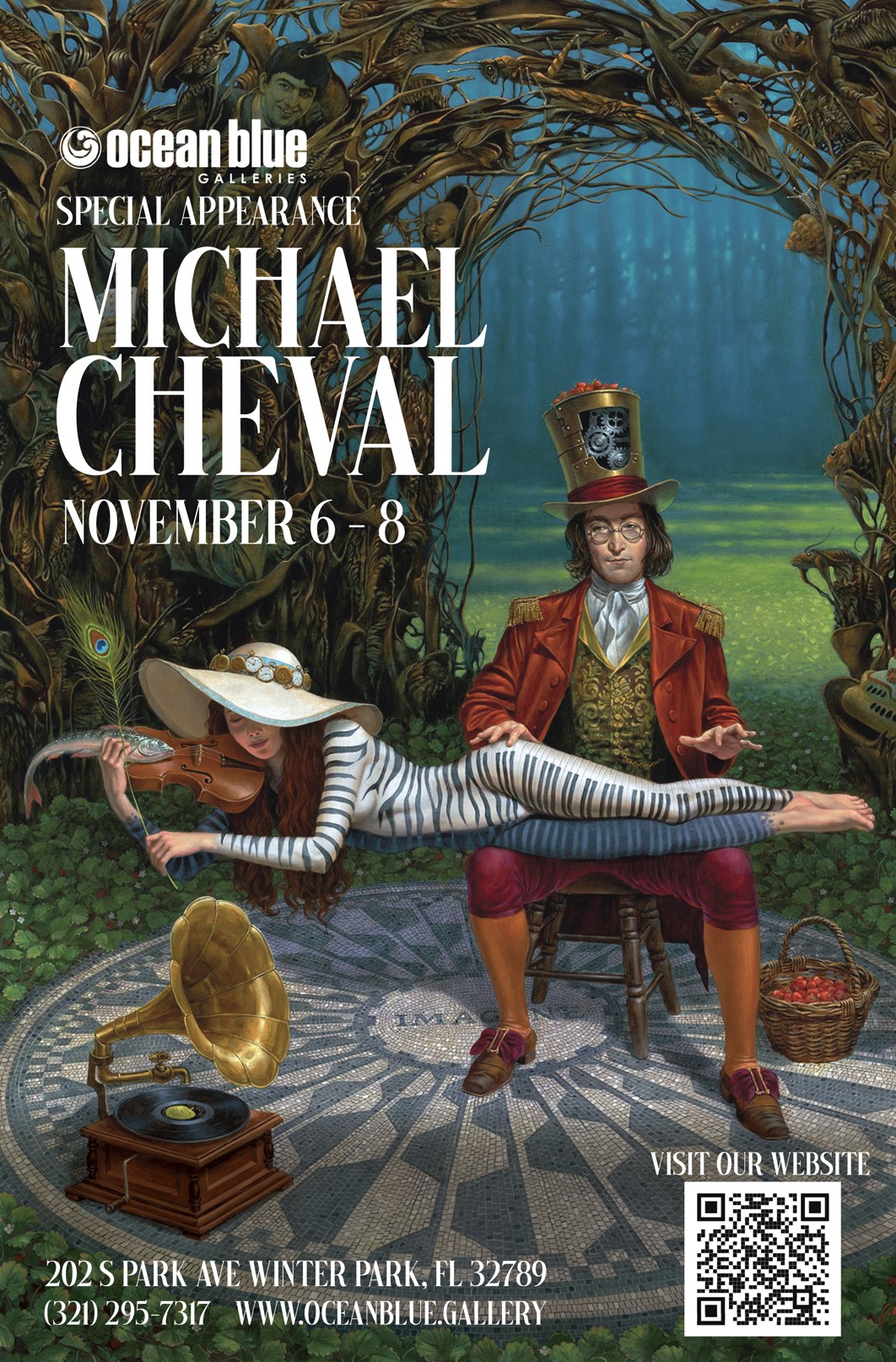 Cheval art show at Ocean Blue Galleries Winter Park NOVEMBER 6-8 2026